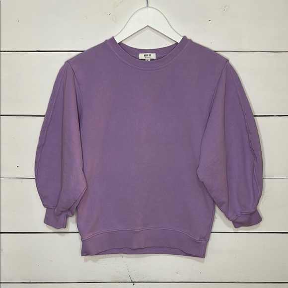 Agolde Sweaters - Agolde Thora 3/4 Sleeve Crewneck Sweatshirt